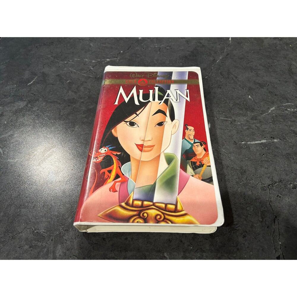 Mulan Vintage Gold Collection VHS Tape
